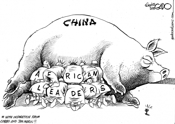 Vignetta di Gado sul Nation: come la corruzione cinese ingrassa la politica