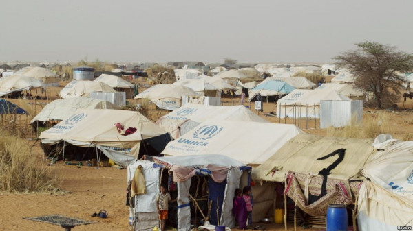 Campo per sfollati a Ménaka, Mali
