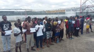 Migranti arrestati in Gabon