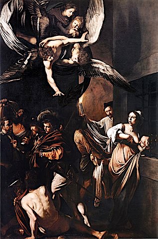 Michelangelo Merisi da Caravaggio, Le sette opere di misericordia corporale, 1606-1607, Napoli, Pio Monte della Misericordia