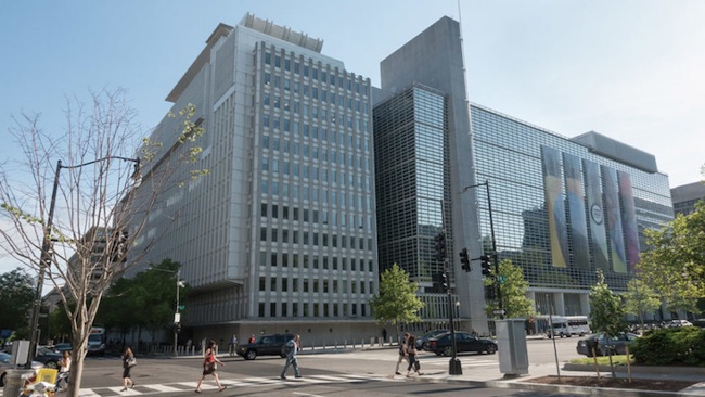 Il quartier generale della World Bank (Banca Mondiale) a Washington