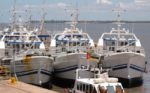 Pescherecci della Ematum ancorati al porto di Maputo
