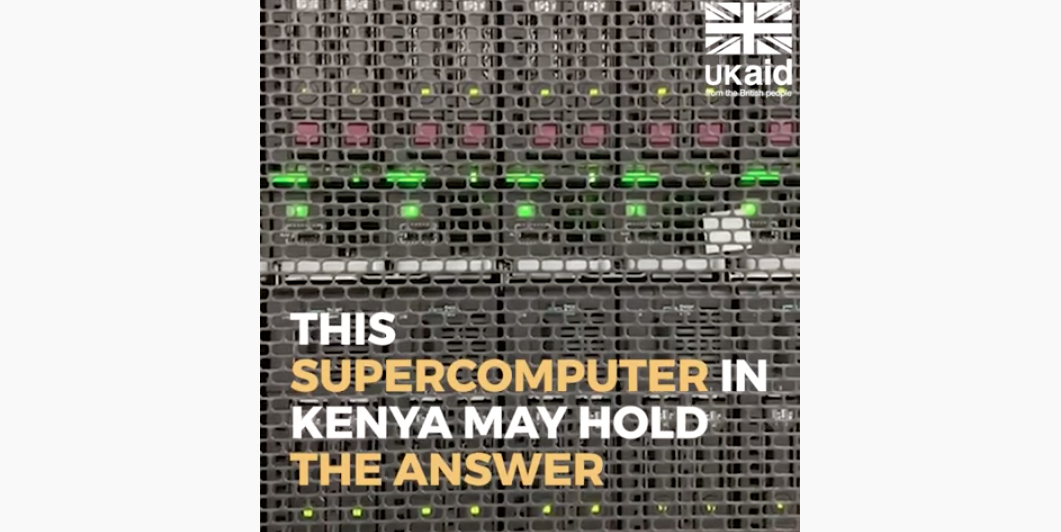 Il supercomputer per combarrere l'invasione delle locuste (Courtesy UK Aid)