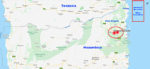 Mappa del luogo degli attacchi jihadisti a Cabo Delgado, Mozambico (Courtesy GoogleMaps)