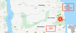 Macomia, occupara dai jihadisti per tre giorni e le aree dei rubini e del gas (Courtesy GoogleMaps)