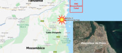 Mappa che indica l'attacco jihadista a Mocimboa da Praia (Courtesy: GoogleMaps)