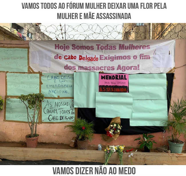 Protesta sui social contro l'uccisione di Paulina Chitai a Cabo Delgado