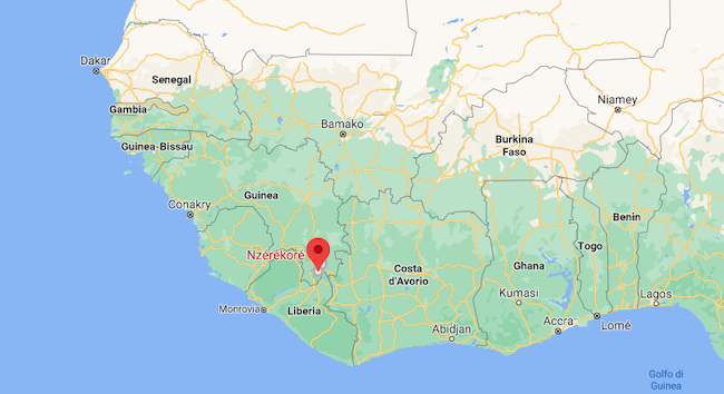 ebola mappa inizio contagio Guinea