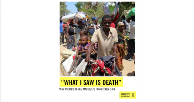 crimini di guerra - What I saw is death-Amnesty