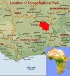 Comoe-National-Park-Ivory-Coast-Location-Map