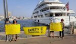 manifestazione Amnesty porto Cagliari
