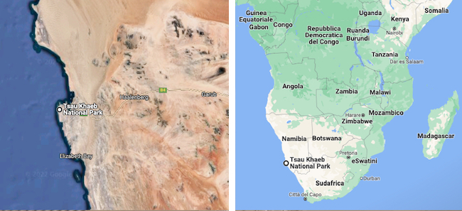 idrogeno verde mappa della Namibia
