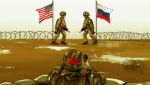 US and russia soldiers