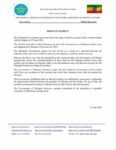 comunicato etiopia