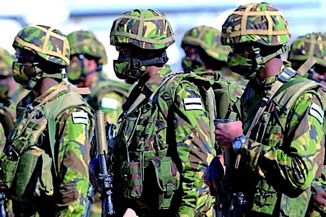 Militari SADC del Botswana in Mozambico