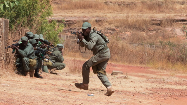 Militari FAMIM durante un'azione antirerrorismo