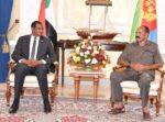 Isaias Afwerki with Senior Sudanese official