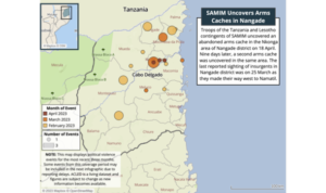 Mappa scontri a Cabo Delgado