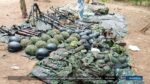 Armi catturate dopo ì’agguato ISIS-Mozambico