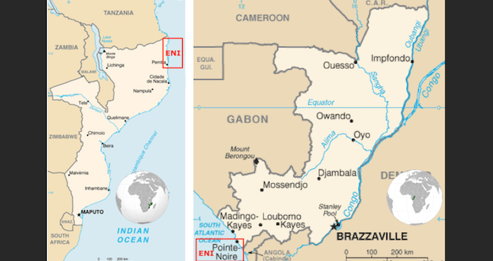 Meloni Descalzi mappe Mozambico e Congo-B