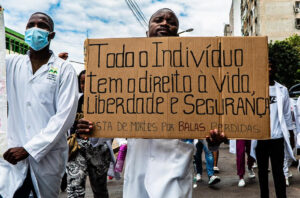 Mondlane Manifestazione dei medici