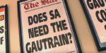Gautrain locandine dei giornali