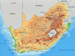 mappa del Sudafrica